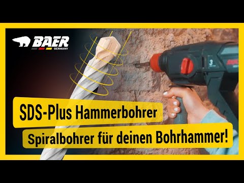 BAER® SDS-Plus Hammerbohrer | Spiralbohrer für deinen Bohrhammer!