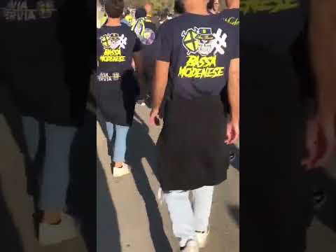 Ultras del Modena incontrano i tifosi del Raja Casablanca (Marocco). Modena vs Palermo