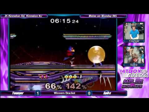 Melee on Mondays - Younger (Falco) vs Spike (Sheik) SSBM Winners Semis
