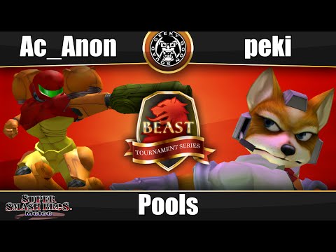BEAST 6 - Ac_Anon (Samus) Vs. peki (Fox) - Pools