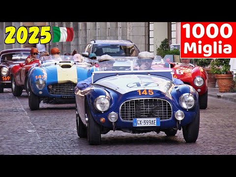 1000 Miglia 2025 - Day 5, Busseto (PR) - Ferrari 375 MM , Bugatti T 37, Jaguar Xk 120, Alfa Romeo 6C