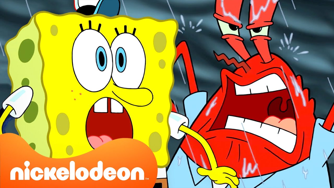 Bob Esponja | Seu Siriguejo agindo fora da caixinha por 60 minutos seguidos 💸 | Nickelodeon