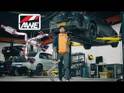 GR Corolla AWE Tuning Exhaust - Full Install and Exhaust Sound