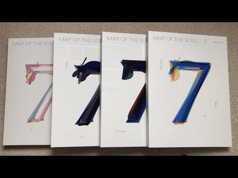 ♡Unboxing BTS 방탄소년단 Repackage Album Map of the Soul: 7 (1, 2, 3 & 4 Ver.)♡