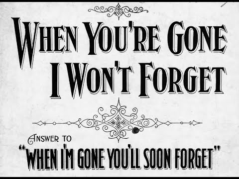 Peerless Quartet "When You're Gone I Won't Forget" Victor 18705 (1920) Ivan Reid & Peter De Rose