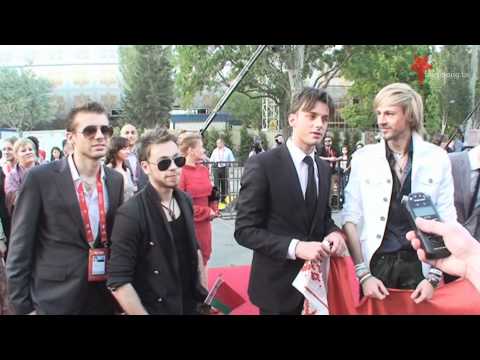 Litesound Belarus on the red carpet Eurovision 2012 Baku Opening Reception