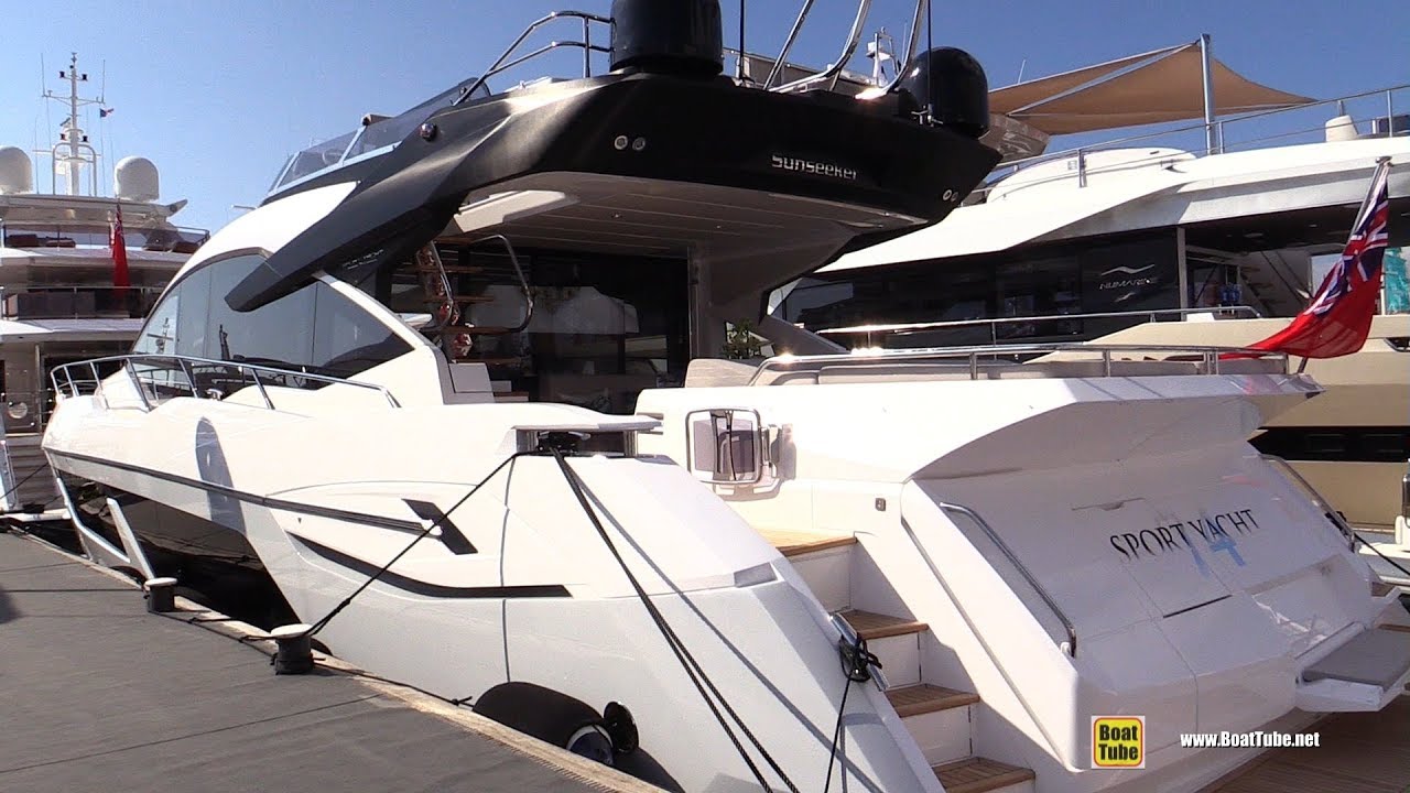 Sunseeker 74 Sport Yacht на Cannes Yachting Festival