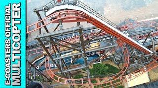preview picture of video 'Timber Drop Fraispertuis City - Roller Coaster Multicopter El Loco S&S Worldwide (Theme Park France)'