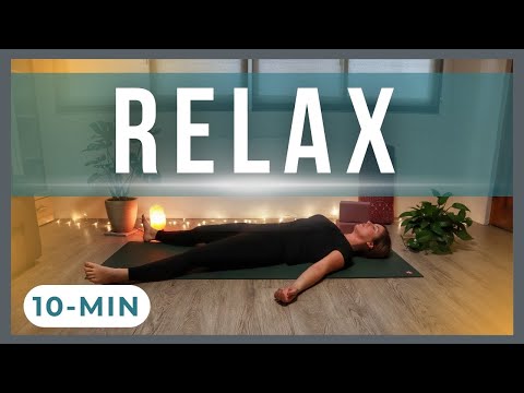 10-Min Guided Relaxation in Corpse / Savasana After Yoga (30-day Bedtime Yin Yoga Challenge)