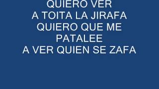 Calle 13 - La jirafa letra