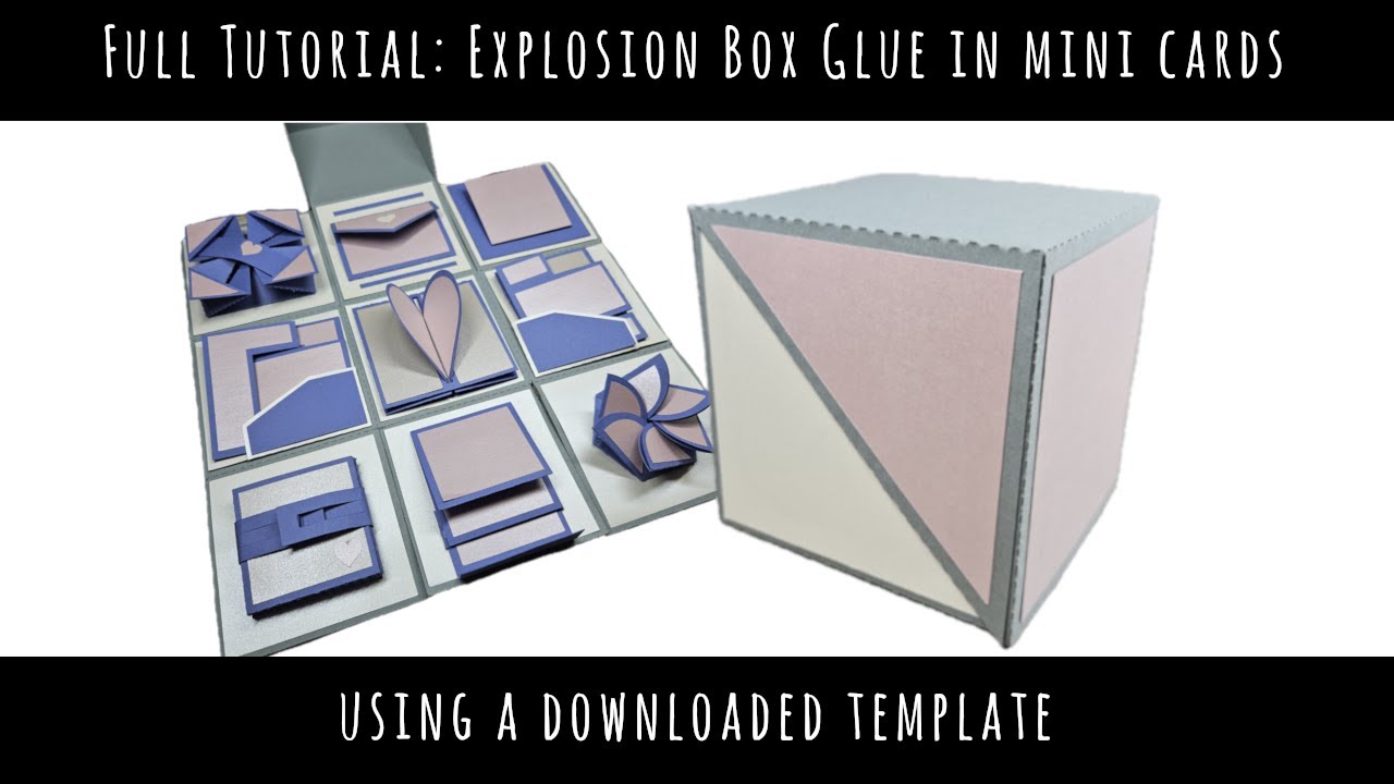 Explosion Box Assembly | SVG Template Bundle
