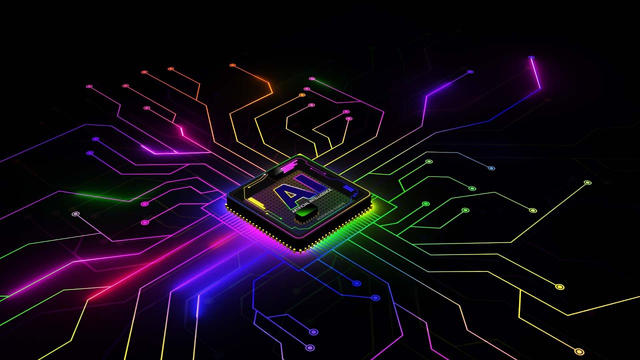 AI Processor Chip Motion Graphics in After Effects | Futuristic Animation