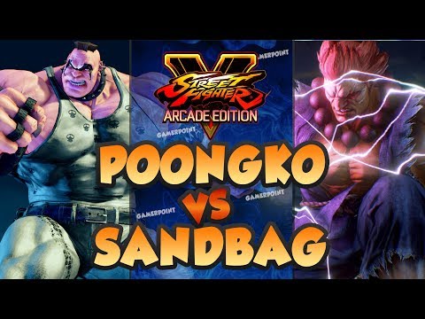 POONGKO vs SANDBAG - Abigail vs Akuma - Street Fighter V Arcade Edition Season 3.5