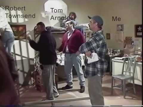 'On Location' Jackie's Back! set Tom Arnold, Robert Townsend prison scene 1999