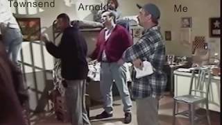 'On Location' Jackie's Back! set Tom Arnold, Robert Townsend prison scene 1999