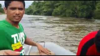 preview picture of video 'River rafting at chaliyar during mansoon'
