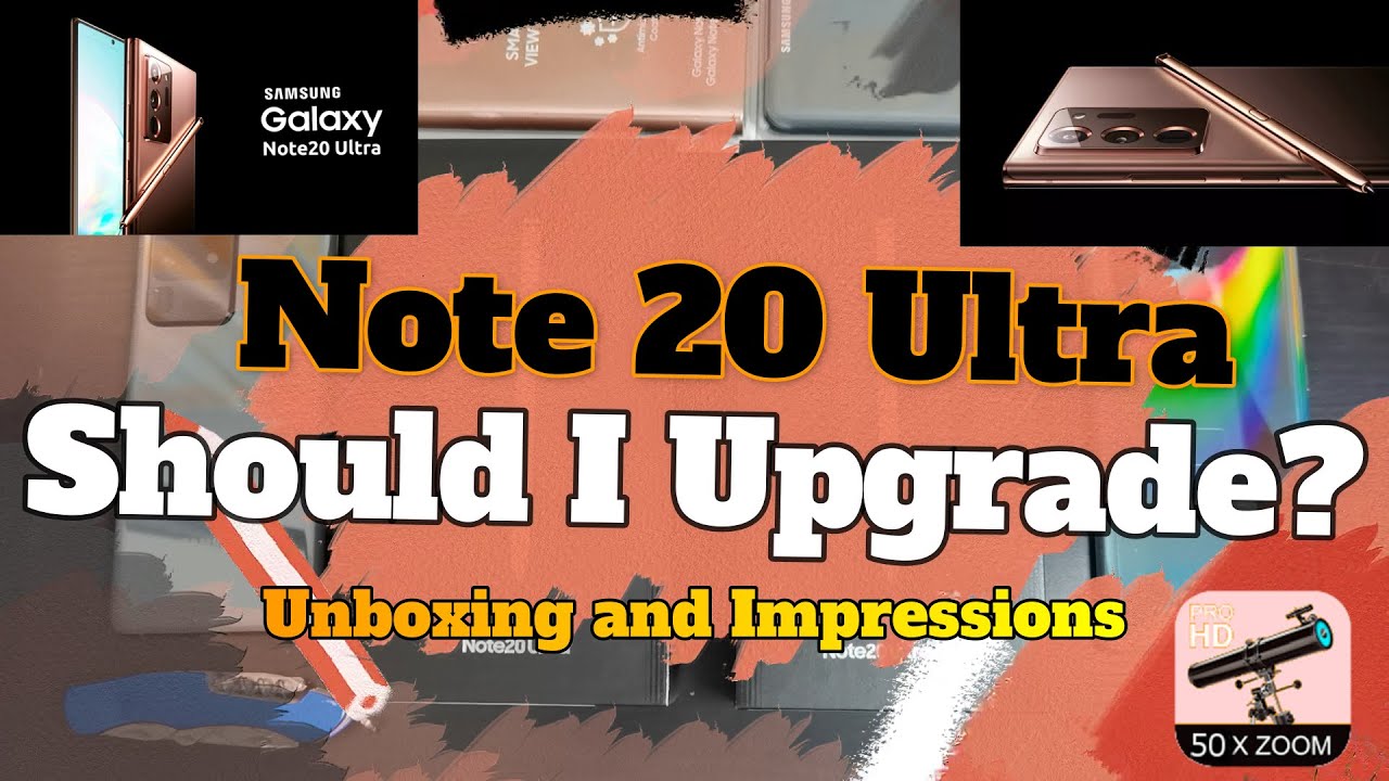 Note 20 Ultra Unboxing 5G vs Note 20 Ultra 4g/LTE unboxing and review