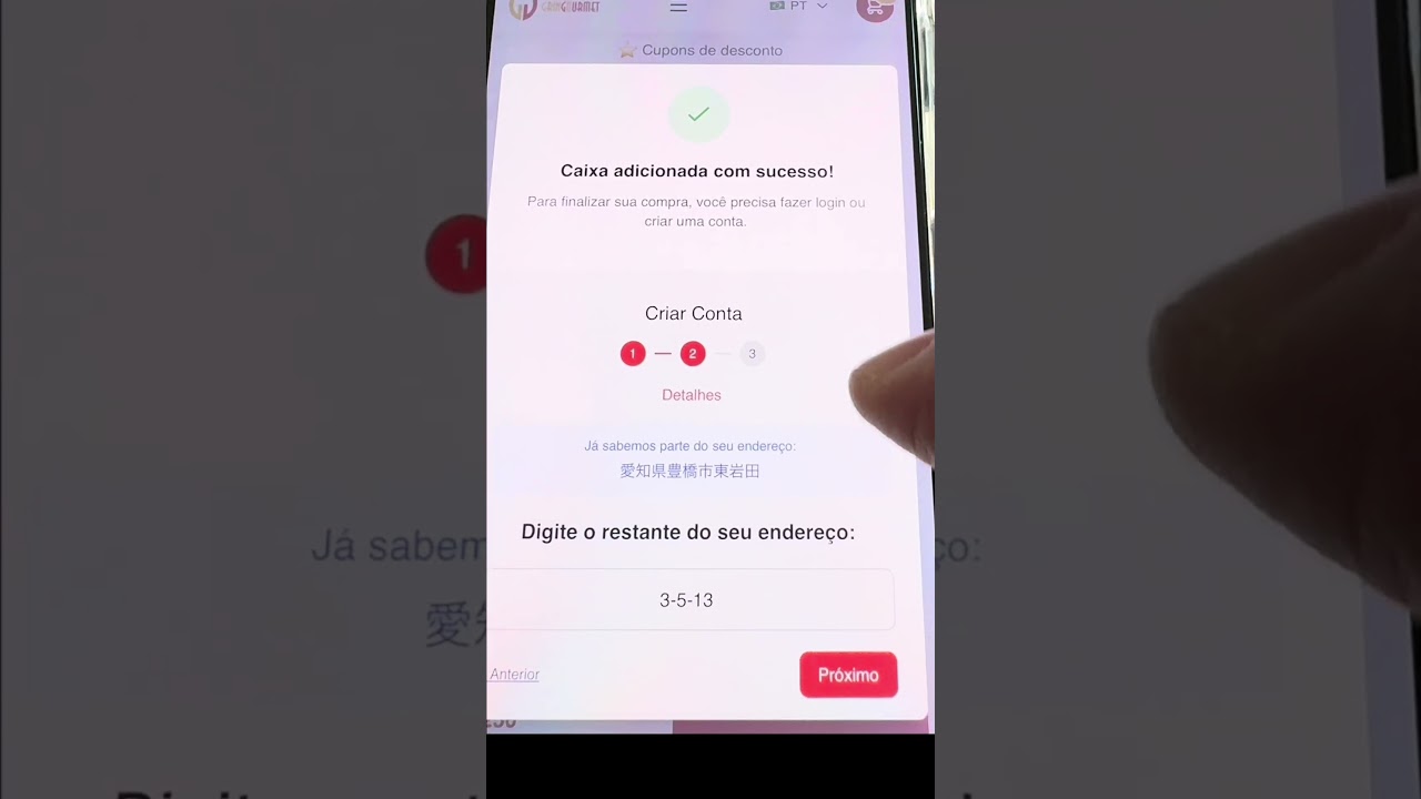 Pedidos no site parte 2