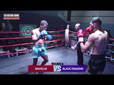 Emerson Navalha (Scorpion) vs Marcos Black Diamond (Omnoi) - 73kg | Cinturão Poderoso Muaythai