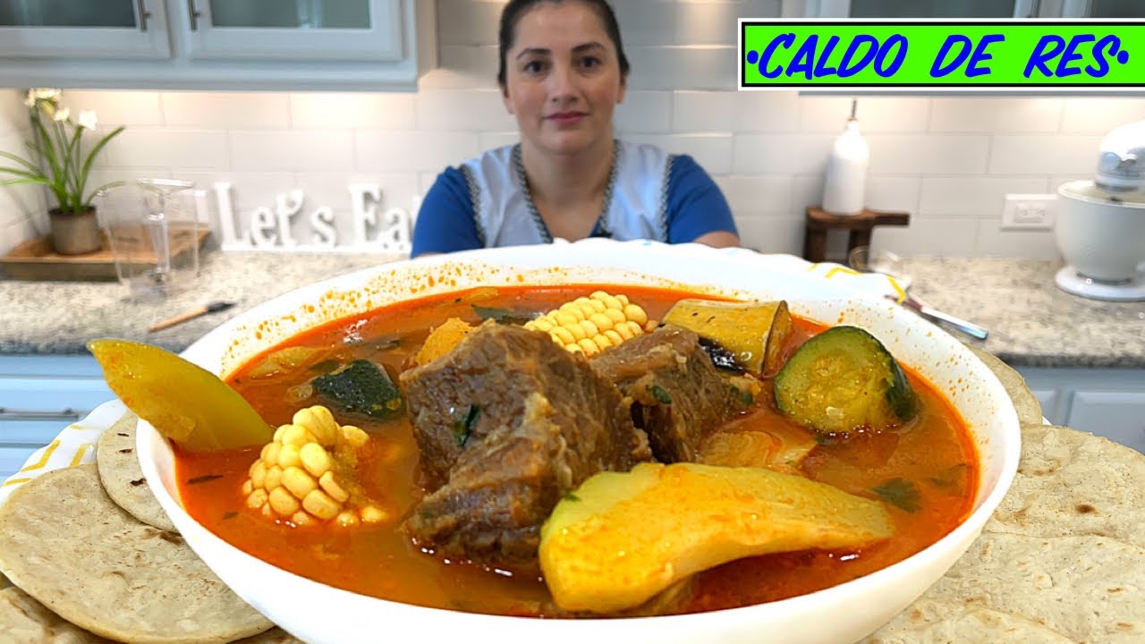 Caldo con costilla de res - 😍🙈 **ADVERTENCIA** Esto si da mucha hambre!