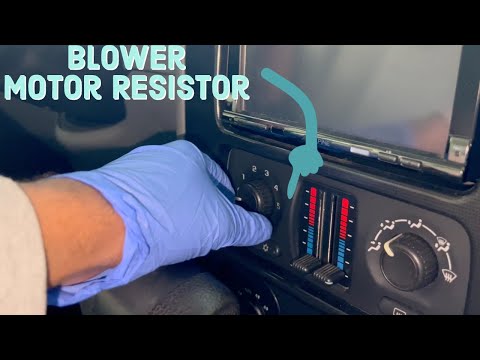 How to Install Blower Motor Resistor on a GMC Envoy (Manual Climate Control)