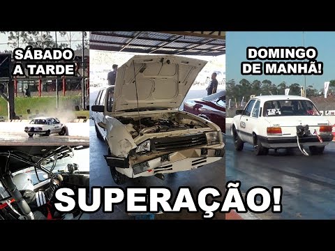 Superação! Chevette TST bate no sábado e volta à pista no Domingo!