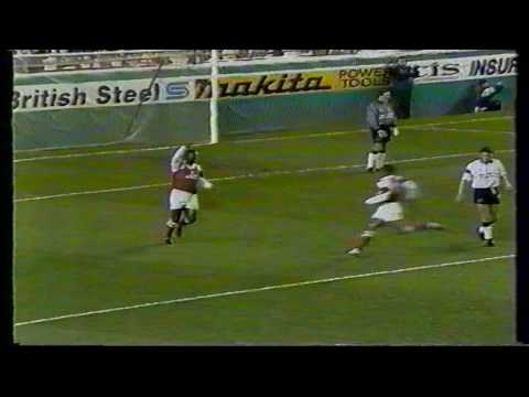1992-93 Arsenal 2 Derby County 1 League Cup 3rd Round Replay - 01/12/1992