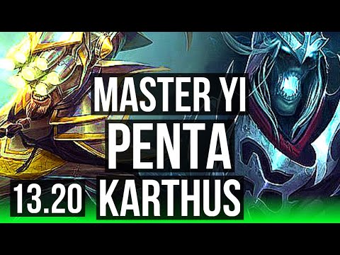 YI vs KARTHUS (JNG) | Penta, Comeback, 69% winrate, Dominating | TR Master | 13.20