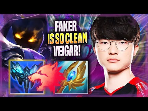 FAKER IS SO CLEAN WITH VEIGAR! - T1 Faker Plays Veigar MID vs Vladimir! | Season 2022