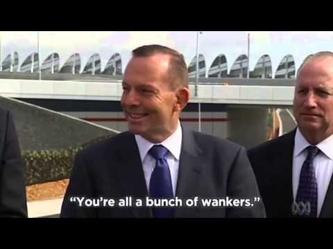 You're all a bunch of wankers!