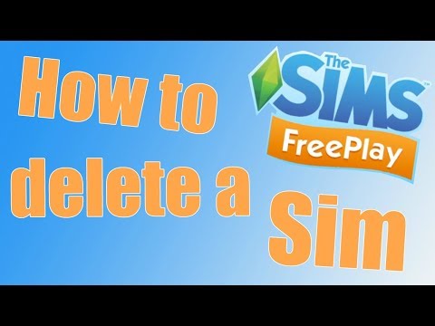 Part of a video titled Sims Freeplay | How to delete a Sim - YouTube