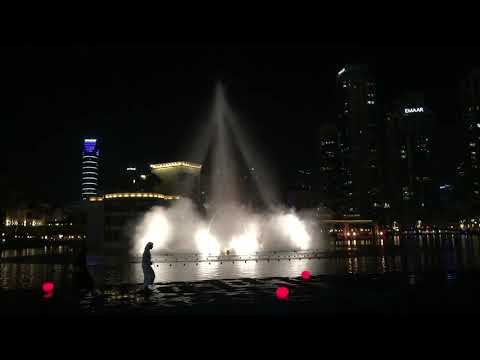 The Dubai Fountain, Ain’t No Mountain High Enough, November 2017