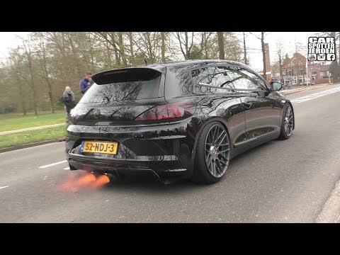 350HP Volkswagen Scirocco shooting flames! | Revs and Flyby