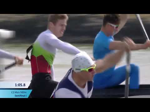 C2 men 500m semi-final I ICF Canoe-Kayak Sprint World Cup Szeged 2021