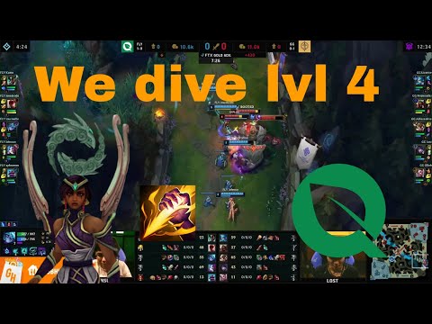 Karma top with smite bullies enemy bot lane (FLY vs GG)