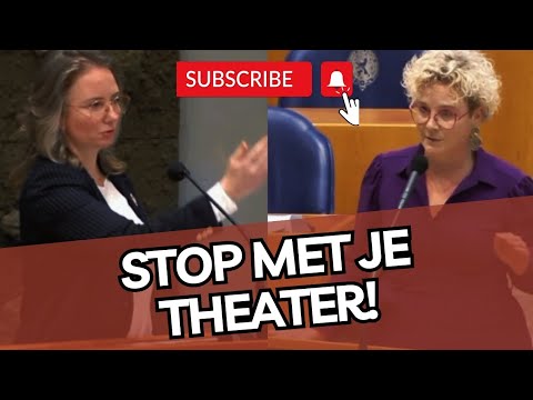 Fleur Agema (PVV) pakt Paulusma (D66) aan! 'Stop met je THEATER!'