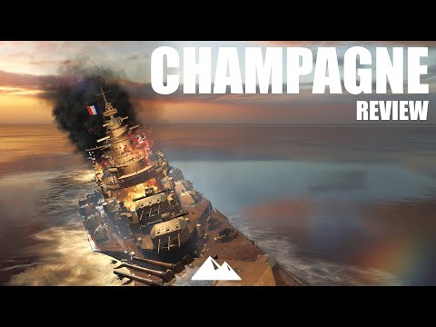 CHAMPAGNE, zu leichtes, schnelles Schlachtschiff? - World of Warships | [Review] [Deutsch] [60fps]