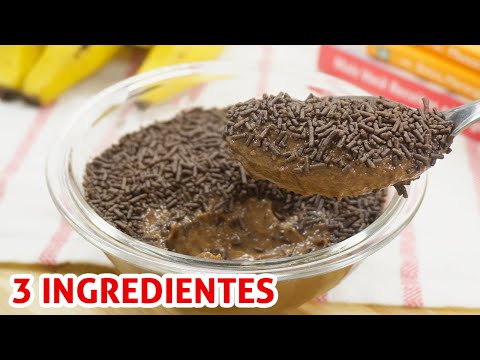 Mousse de Banana de 3 Ingredientes: Uma Sobremesa Rápida e Deliciosa