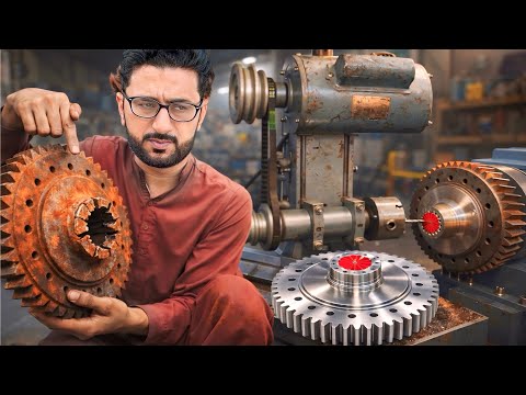 ATF Heavy Duty Steel Gear with Internal Splines | Powerful Transmission Component ⚙️🔧