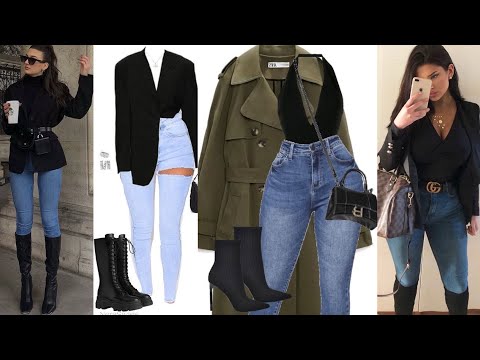 MODA 2024 PARA MUJER OUTFITS CASUALES Tendencias ESTILO MODA OUTFITS BOTAS LOOK CASUAL