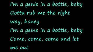 Christina Aguilera- Genie In A Bottle/Lyrics