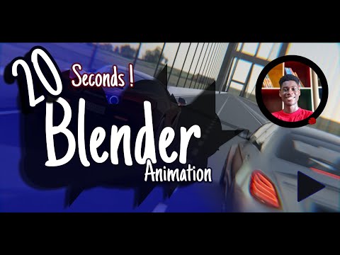 Blender Car Animation: High-Speed 3D Animation in Under 20 Seconds!