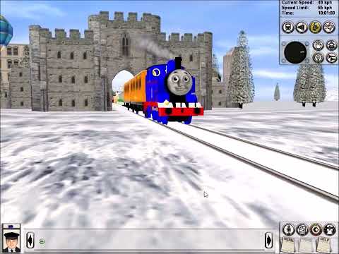 Thomas The Red Nosed Engine's Theme (Trainz Remake) Santa's Little Engine!