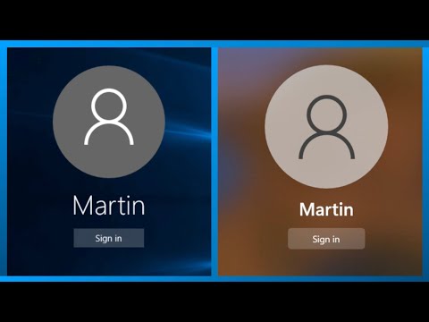 Windows 11 vs 10: Login Screens