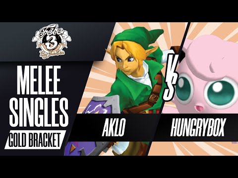 Aklo (Link,Fox) vs Hungrybox (Jigglypuff) - Melee Singles Top 8 Qualifiers Winners Quarters - Fête