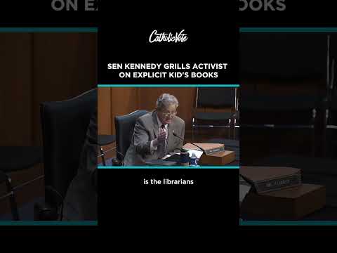 Sen Kennedy Grills Activist on Explicit Kid's Books