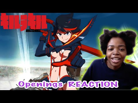 Kill La Kill Openings 1-2 REACTION (Partially Blind)