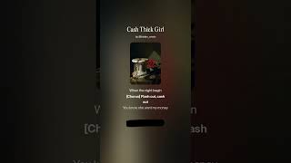 Cash thick girl