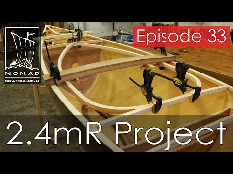 International 2.4mR Sailboat Project - Episode 33 - Making the carlins