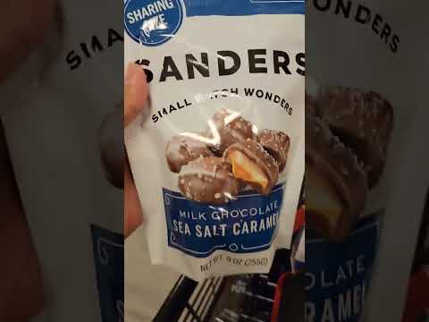 ASMR Sanders Milk Chocolate_Seasalt #asmrsounds #chocolate #viral #shorts #sweets